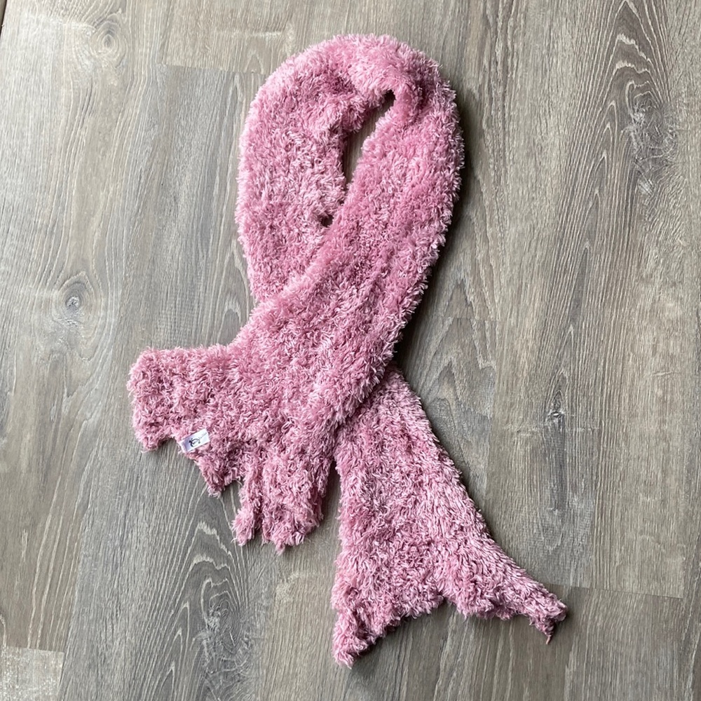 Kelly Knitting Magic nylon scarf pink metallic